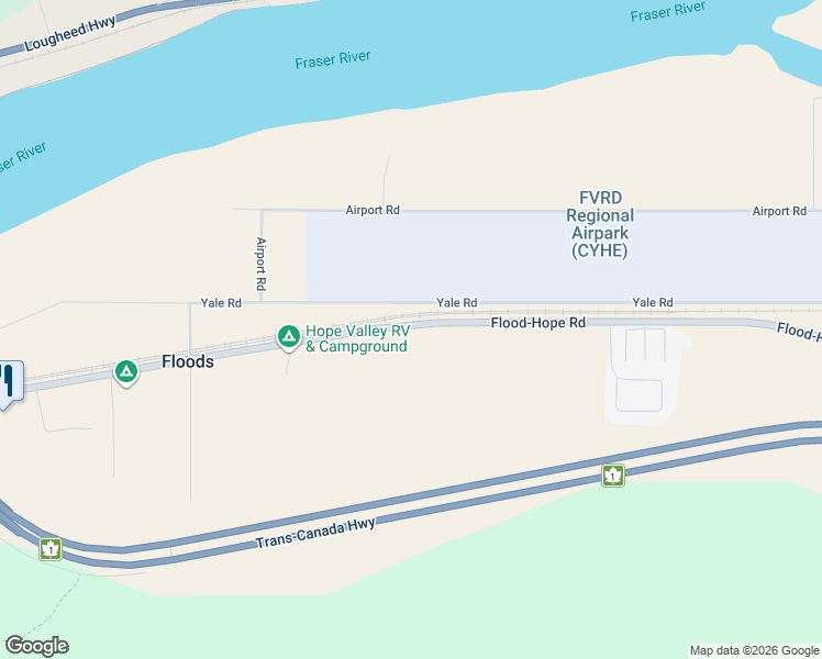 map of restaurants, bars, coffee shops, grocery stores, and more near 62600 Flood Hope Road in Hope