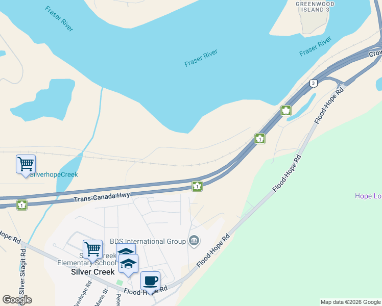 map of restaurants, bars, coffee shops, grocery stores, and more near 64053 Tom Berry Road in Hope