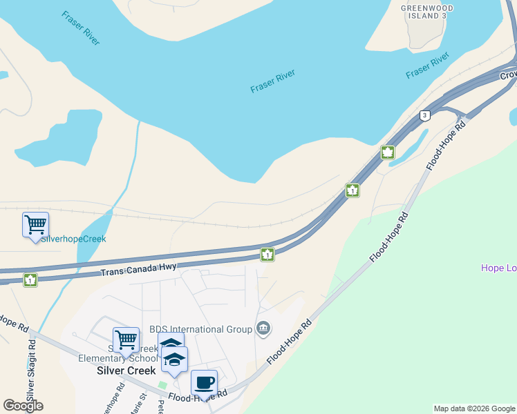 map of restaurants, bars, coffee shops, grocery stores, and more near 64053 Tom Berry Road in Hope