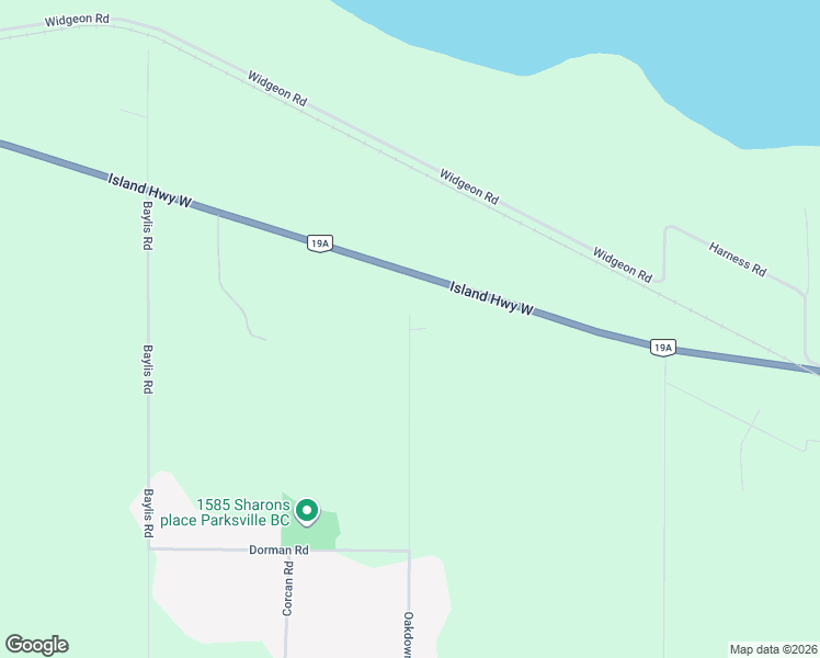 map of restaurants, bars, coffee shops, grocery stores, and more near 309 Oakdowne Road in Qualicum Beach