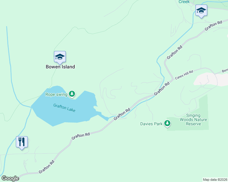 map of restaurants, bars, coffee shops, grocery stores, and more near in Bowen Island