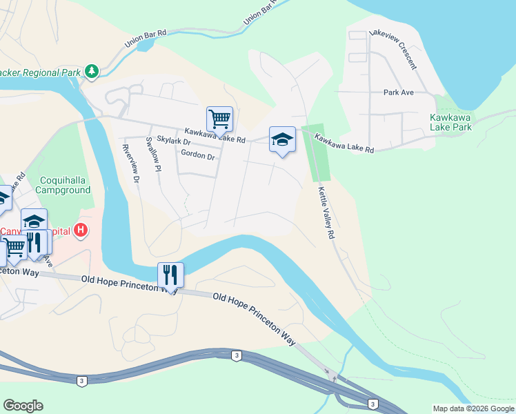 map of restaurants, bars, coffee shops, grocery stores, and more near 65644 Gardner Drive in Hope