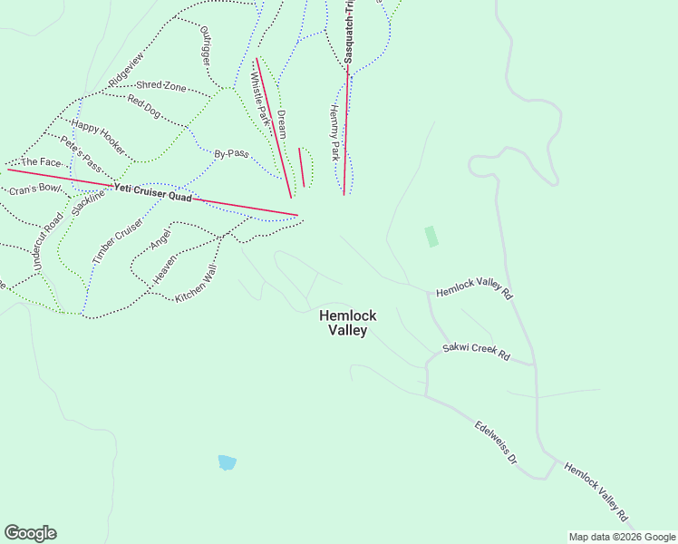map of restaurants, bars, coffee shops, grocery stores, and more near 20904 Snowflake Place in Agassiz