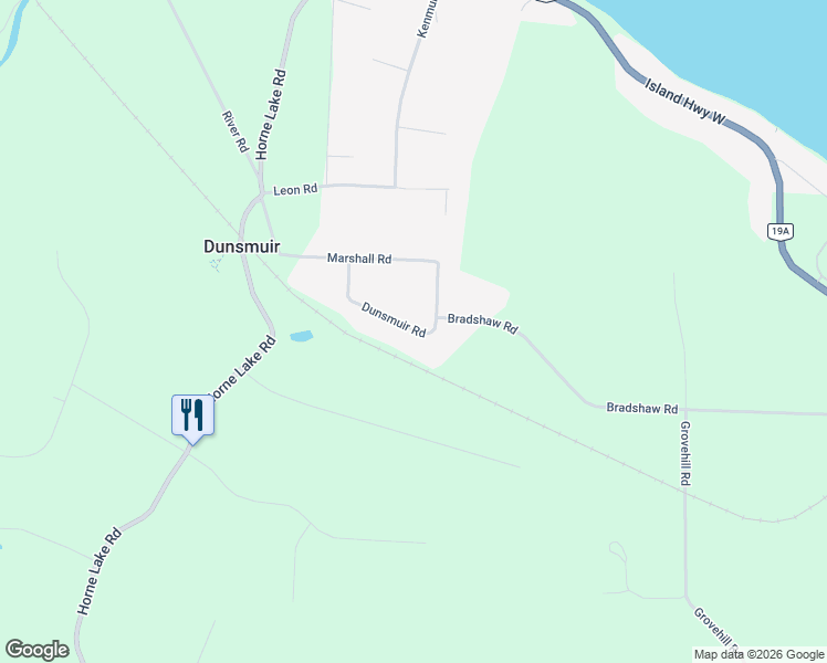 map of restaurants, bars, coffee shops, grocery stores, and more near 381 Dunsmuir Road in Qualicum Beach