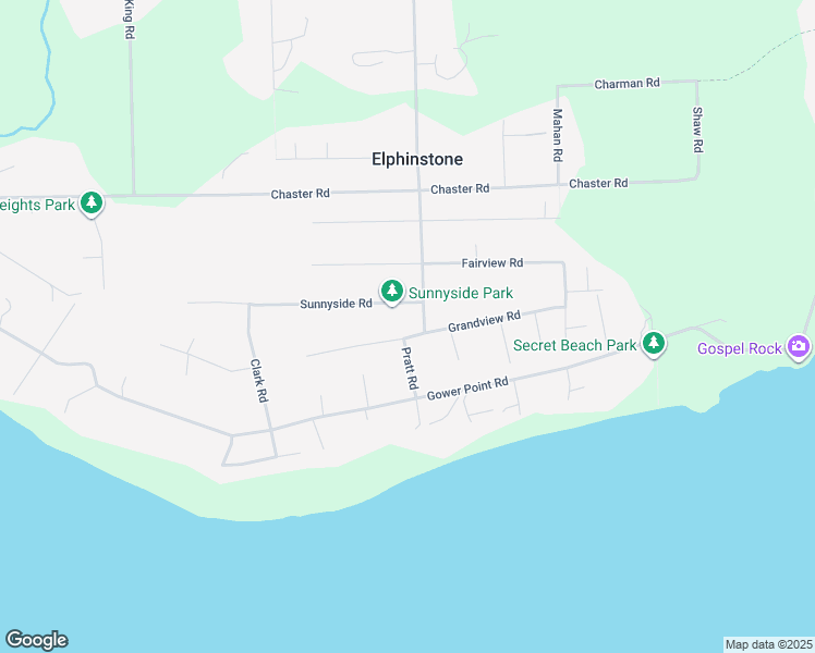 map of restaurants, bars, coffee shops, grocery stores, and more near 143 Pratt Road in Gibsons
