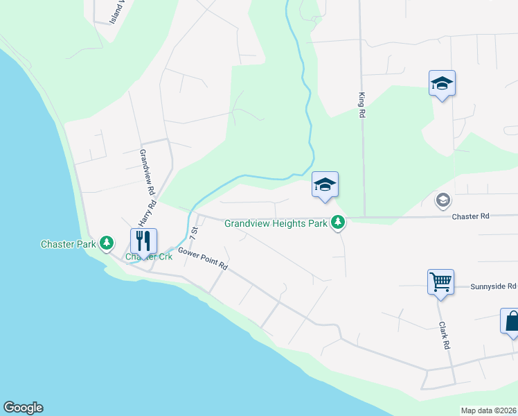 map of restaurants, bars, coffee shops, grocery stores, and more near 1405 Velvet Road in Gibsons