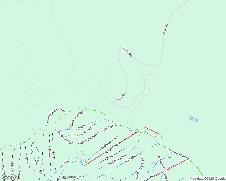 map of restaurants, bars, coffee shops, grocery stores, and more near 1206 Apex Mountain Road in Keremeos