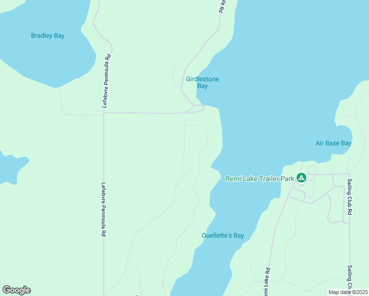 map of restaurants, bars, coffee shops, grocery stores, and more near Lakeview in Moonbeam