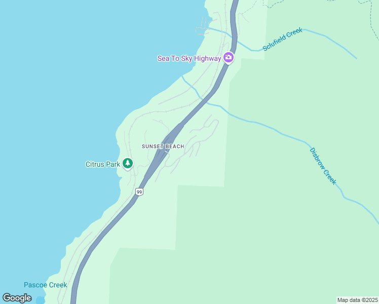 map of restaurants, bars, coffee shops, grocery stores, and more near 8601 Seascape Drive in West Vancouver