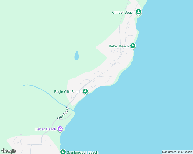 map of restaurants, bars, coffee shops, grocery stores, and more near Eagle Cliff Road in Bowen Island