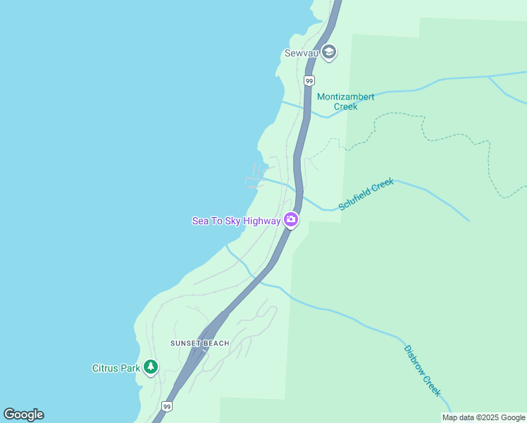 map of restaurants, bars, coffee shops, grocery stores, and more near 8885 Lawrence Way in West Vancouver