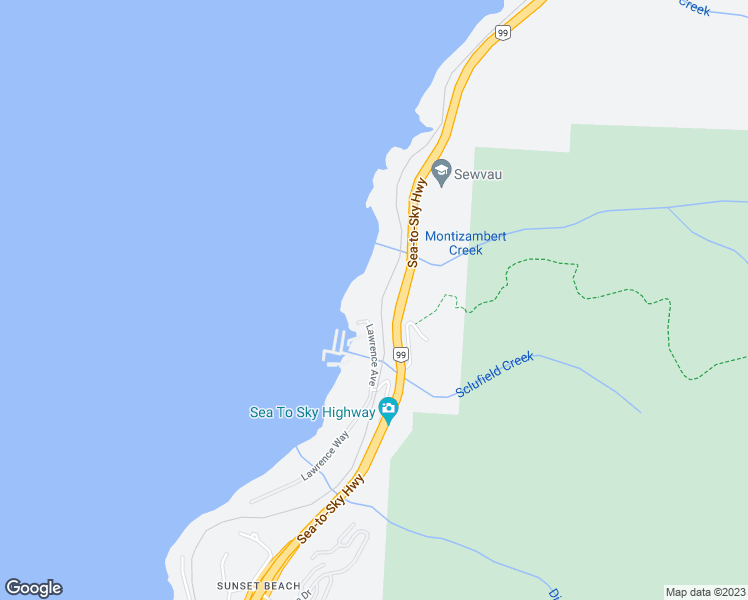 map of restaurants, bars, coffee shops, grocery stores, and more near 5 Montizambert Wynd in West Vancouver