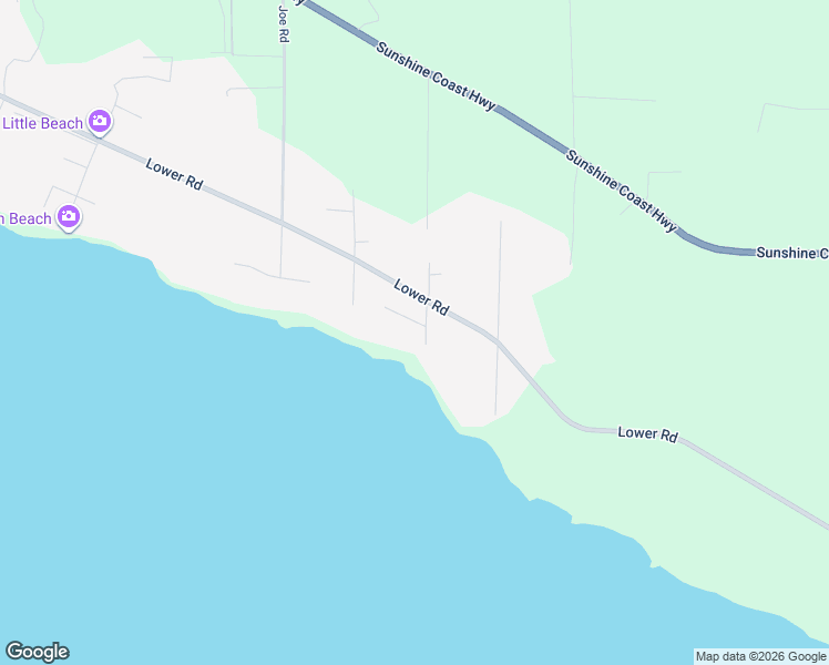 map of restaurants, bars, coffee shops, grocery stores, and more near 2412 Milliner Road in Roberts Creek