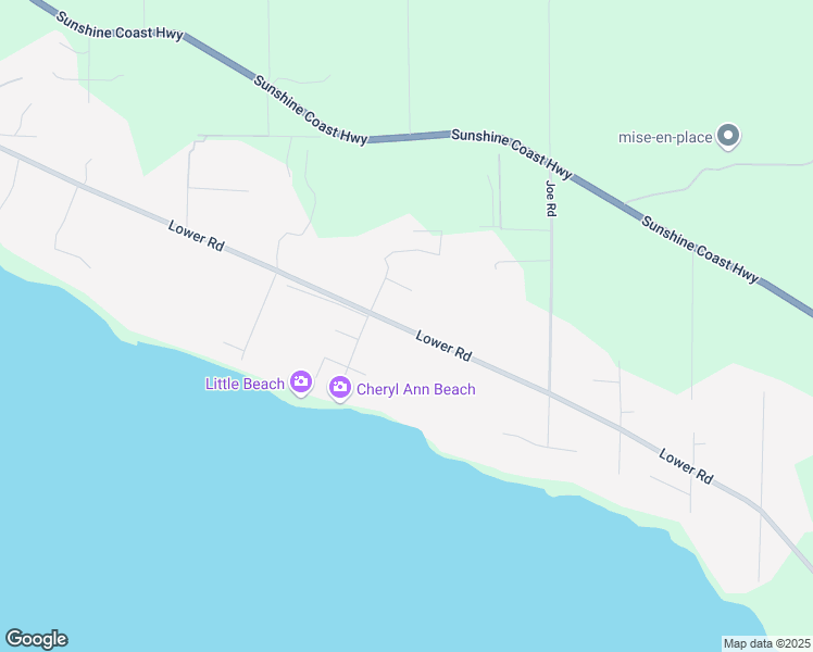 map of restaurants, bars, coffee shops, grocery stores, and more near 2602 Lower Road in Roberts Creek