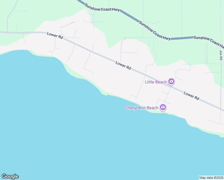 map of restaurants, bars, coffee shops, grocery stores, and more near 2763 Lower Road in Roberts Creek