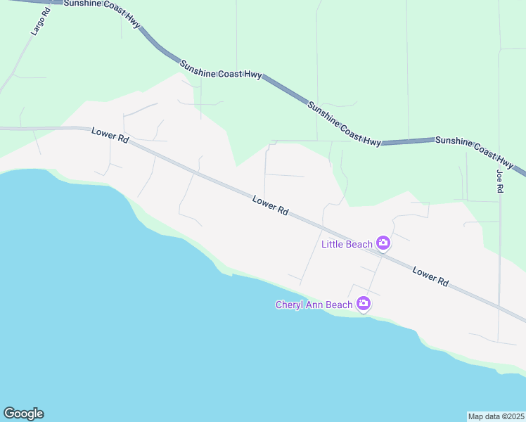 map of restaurants, bars, coffee shops, grocery stores, and more near 2757 Lower Road in Roberts Creek