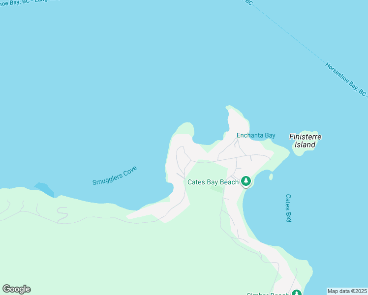 map of restaurants, bars, coffee shops, grocery stores, and more near 214 Finisterre Road in Bowen Island