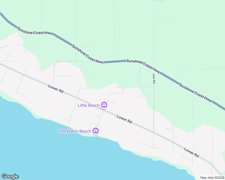map of restaurants, bars, coffee shops, grocery stores, and more near 969 Cheryl Ann Park Road in Roberts Creek