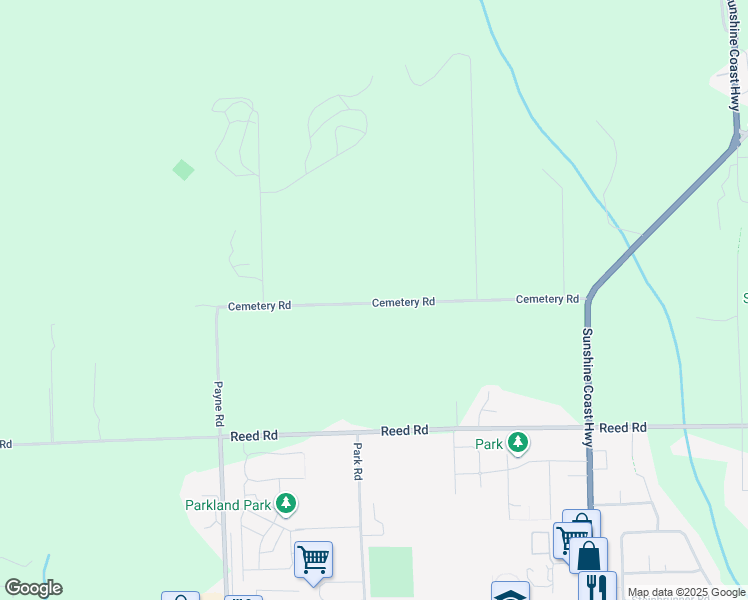 map of restaurants, bars, coffee shops, grocery stores, and more near 962 Cemetery Road in Gibsons