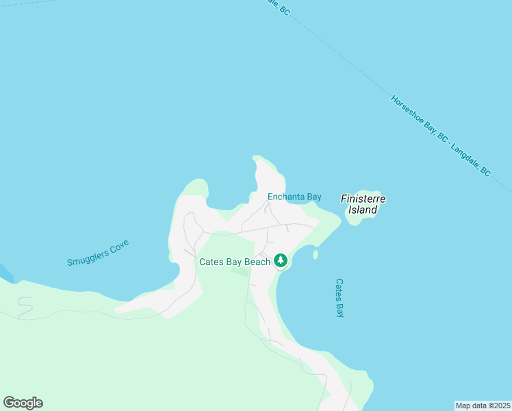 map of restaurants, bars, coffee shops, grocery stores, and more near 1815 Vista Road in Bowen Island