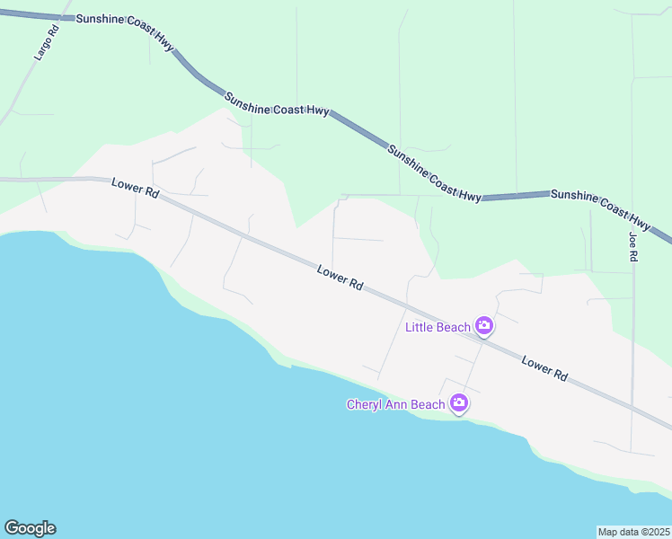 map of restaurants, bars, coffee shops, grocery stores, and more near 980 Woodley Road in Roberts Creek