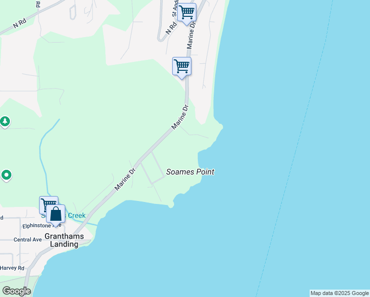 map of restaurants, bars, coffee shops, grocery stores, and more near 990 Marine Drive in Gibsons