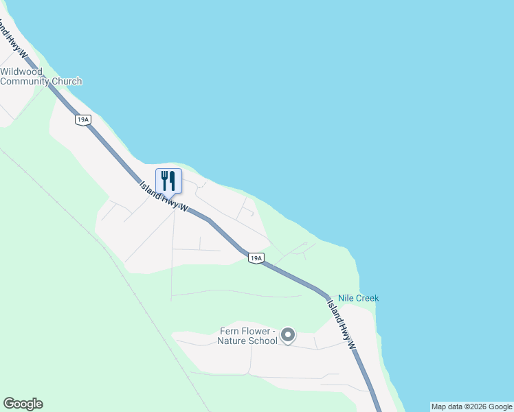 map of restaurants, bars, coffee shops, grocery stores, and more near 29 Henson Road in Nanaimo