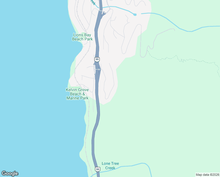 map of restaurants, bars, coffee shops, grocery stores, and more near 250 Kelvin Grove Way in Lions Bay