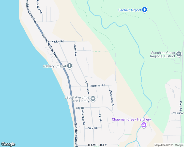 map of restaurants, bars, coffee shops, grocery stores, and more near 4926 Arbutus Road in Sechelt