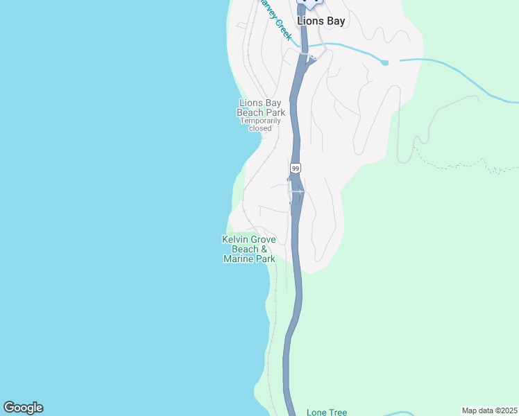 map of restaurants, bars, coffee shops, grocery stores, and more near 42 Sweetwater Place in Lions Bay