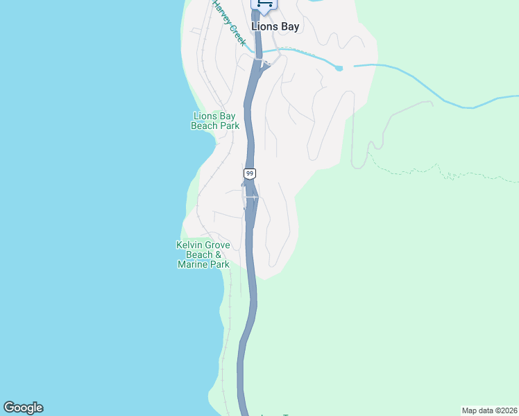 map of restaurants, bars, coffee shops, grocery stores, and more near 35 Kelvin Grove Way in Lions Bay