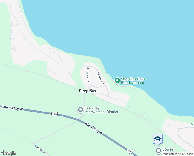 map of restaurants, bars, coffee shops, grocery stores, and more near 160 Kopina Drive in Deep Bay