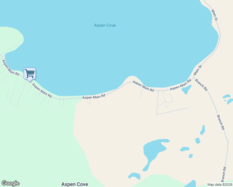 map of restaurants, bars, coffee shops, grocery stores, and more near 43 Aspen Main Road in Aspen Cove