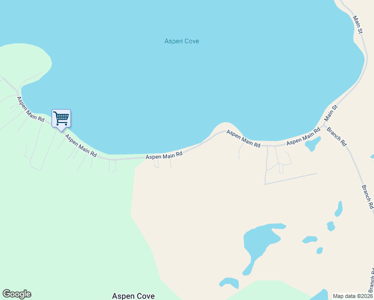 map of restaurants, bars, coffee shops, grocery stores, and more near 43 Aspen Main Road in Aspen Cove