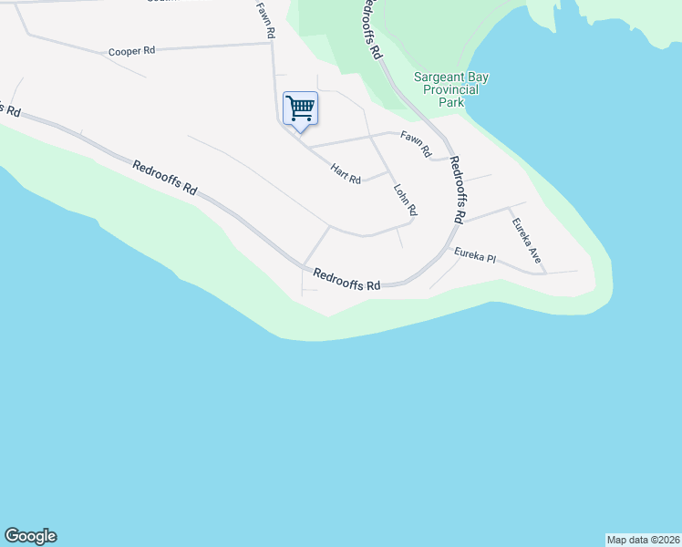 map of restaurants, bars, coffee shops, grocery stores, and more near 7830 Redrooffs Road in Halfmoon Bay