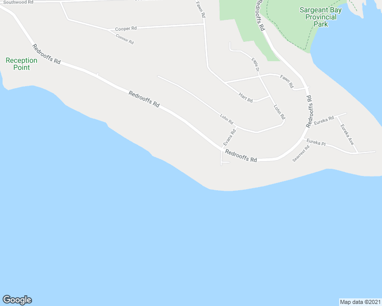 map of restaurants, bars, coffee shops, grocery stores, and more near 7883 Redrooffs Road in Halfmoon Bay