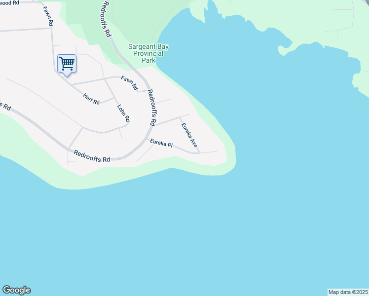 map of restaurants, bars, coffee shops, grocery stores, and more near 7618 Eureka Place in Halfmoon Bay