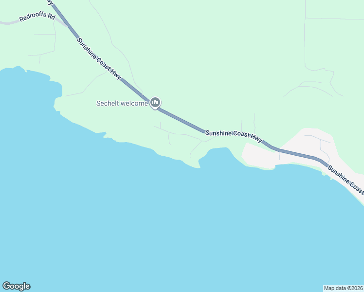 map of restaurants, bars, coffee shops, grocery stores, and more near 7087 Dale Road in Sechelt