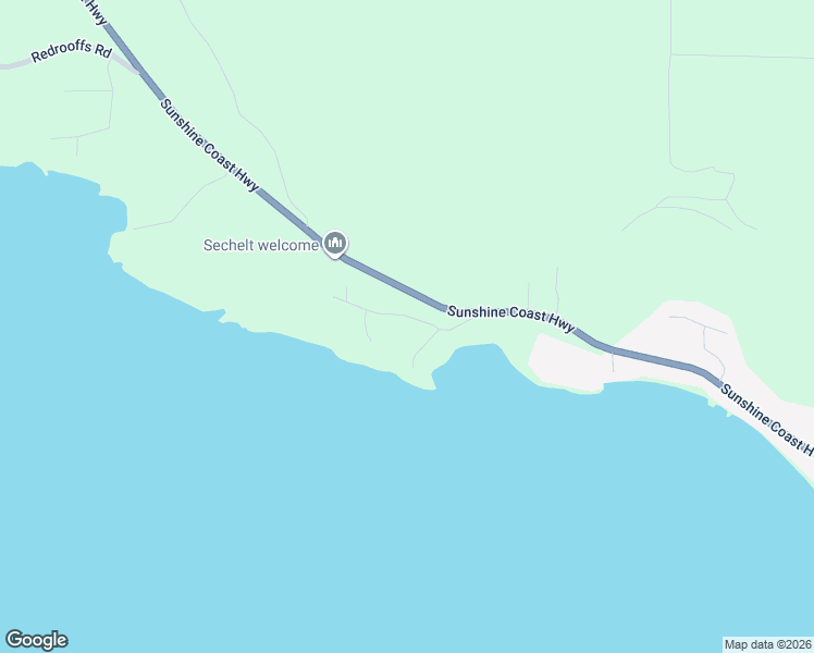 map of restaurants, bars, coffee shops, grocery stores, and more near 7087 Dale Road in Sechelt