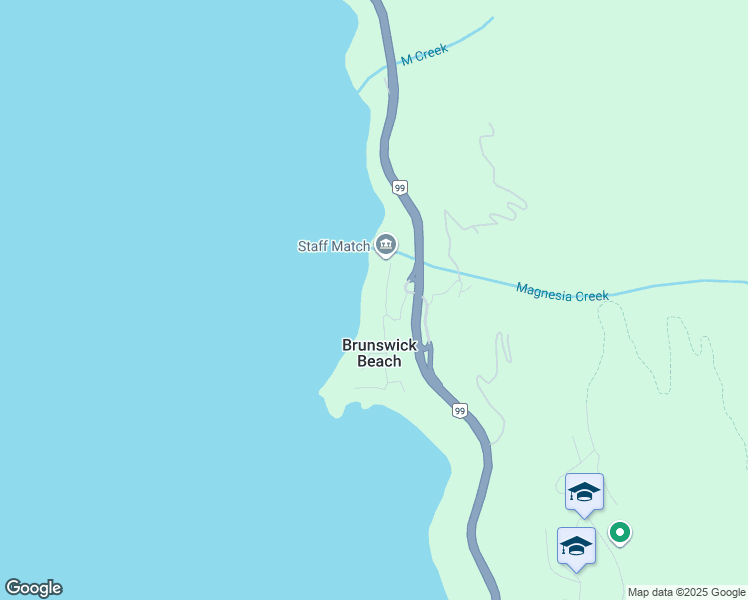 map of restaurants, bars, coffee shops, grocery stores, and more near 47 Brunswick Beach Road in Lions Bay