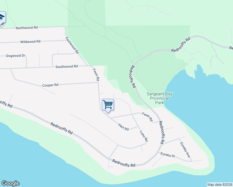 map of restaurants, bars, coffee shops, grocery stores, and more near 7862 Eagle Drive in Halfmoon Bay