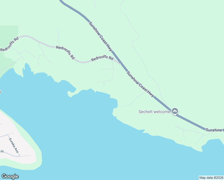 map of restaurants, bars, coffee shops, grocery stores, and more near 7287 Belle Road in Sechelt