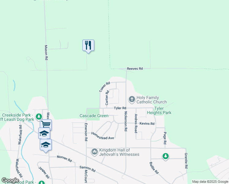 map of restaurants, bars, coffee shops, grocery stores, and more near 5716 Louise Way in Sechelt