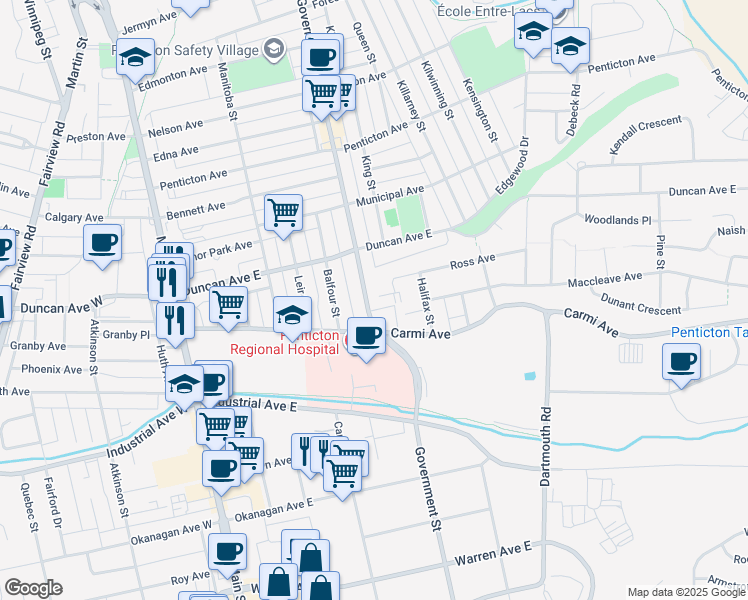 1468 Government Street, Penticton BC Walk Score