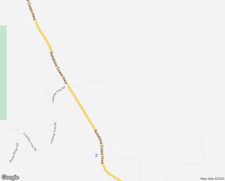 map of restaurants, bars, coffee shops, grocery stores, and more near Leaning Tree Road in Sechelt