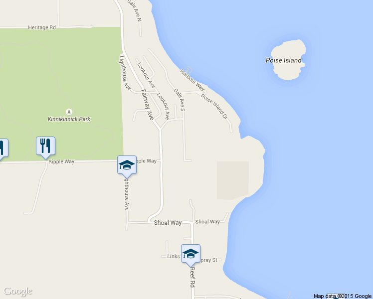 map of restaurants, bars, coffee shops, grocery stores, and more near 6080 Gale Avenue South in Sechelt