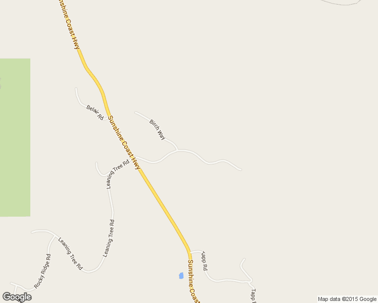 map of restaurants, bars, coffee shops, grocery stores, and more near Leaning Tree Road in Sechelt