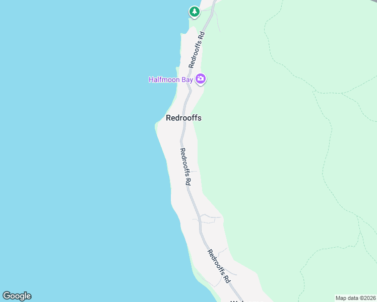 map of restaurants, bars, coffee shops, grocery stores, and more near 8650 Redrooffs Road in Halfmoon Bay