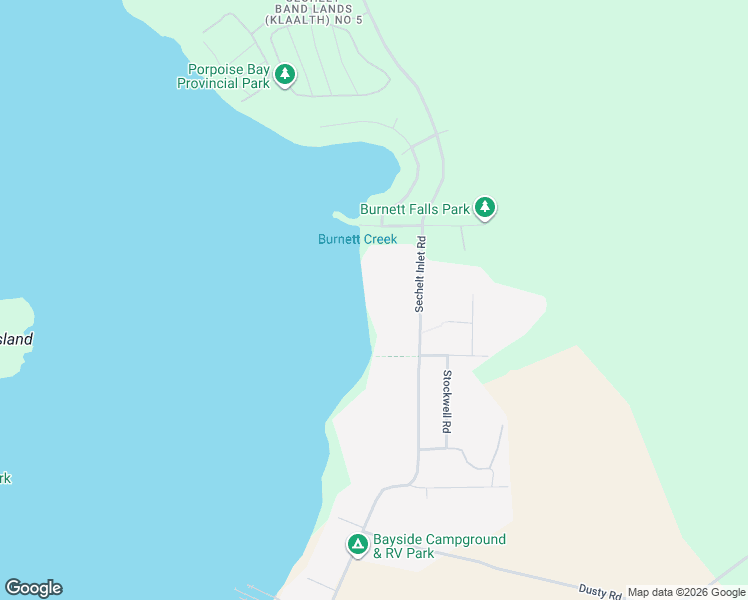 map of restaurants, bars, coffee shops, grocery stores, and more near 6239 Sechelt Inlet Road in Sechelt