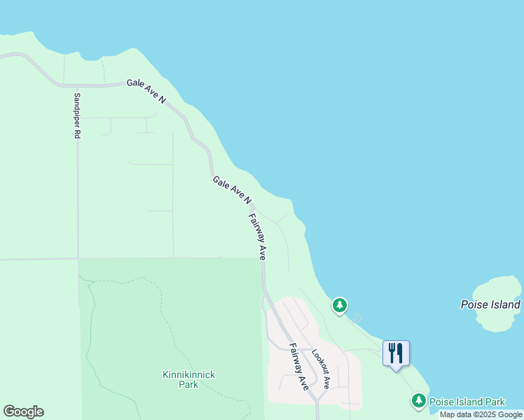 map of restaurants, bars, coffee shops, grocery stores, and more near 6318 Gale Avenue North in Sechelt